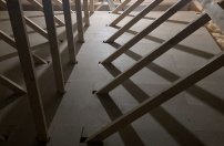 Loft boarding in a new build