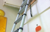 Completed loft ladder