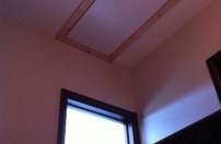 Completed loft hatch