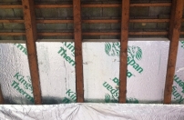 Loft roof insulation