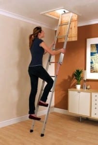 Basic 2 section loft ladder