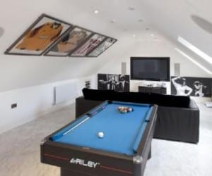 Loft conversion games room