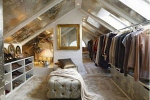 Loft storage - wardrobes
