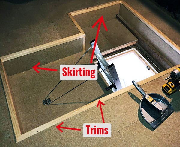 finishing – skirting and trimming
