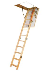 timber folding loft ladder